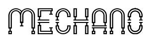 MECHANO font