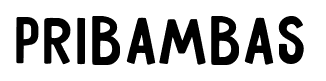 Pribambas font