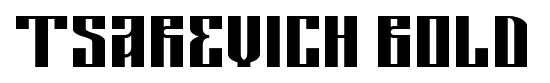 Tsarevich Bold font