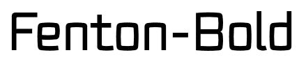 Fenton-Bold font