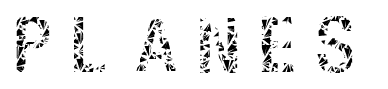 PLANES font