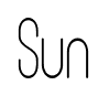 Sun font