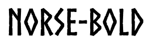 Norse-Bold font