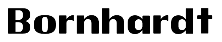 Bornhardt font
