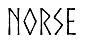 Norse font