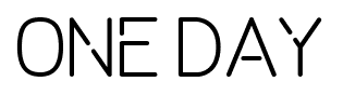 ONE DAY font