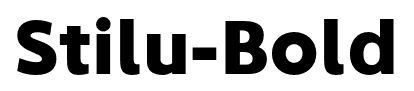Stilu-Bold font