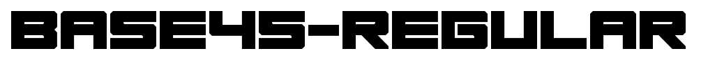 Base45-Regular font