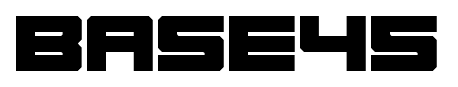 Base45 font