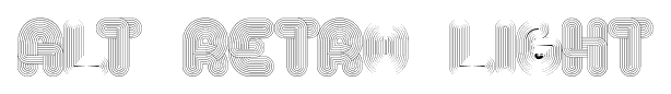 Alt Retro Light font