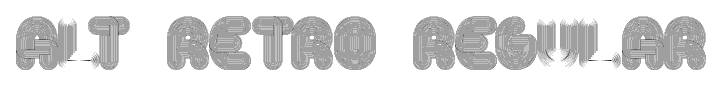 Alt Retro Regular font