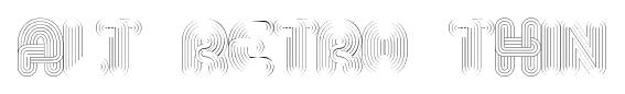 Alt Retro Thin font