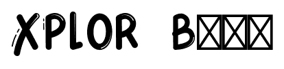 XPLOR Bold font