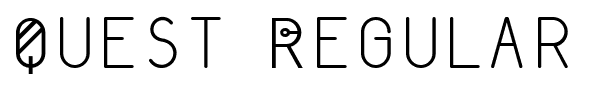 Quest Regular font