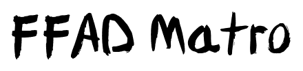 FFAD Matro font