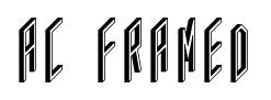 AC Framed font