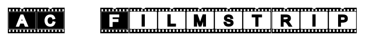 AC Filmstrip font