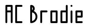AC Brodie font