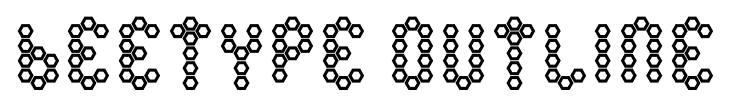 Beetype Outline font