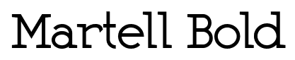 Martell Bold font