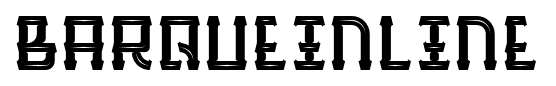 BarqueInline font