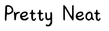 Pretty Neat font