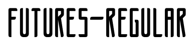 Futures-Regular font