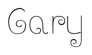 Gary font