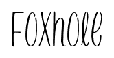 Foxhole font