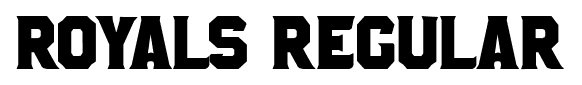 Royals Regular font