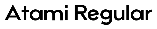 Atami Regular font