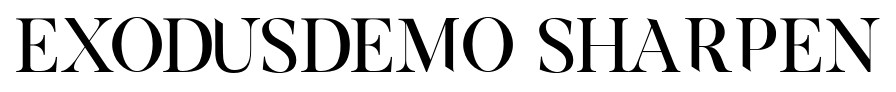 ExodusDemo Sharpen font