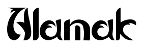 Alamak font