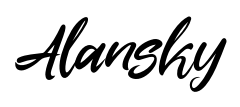 Alansky font