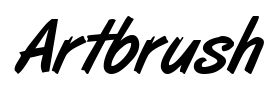 Artbrush font