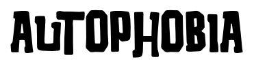 Autophobia font