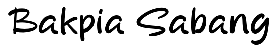 Bakpia Sabang font