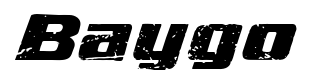 Baygo font