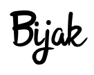 Bijak font