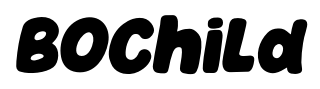 Bochild font
