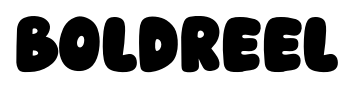 Boldreel font