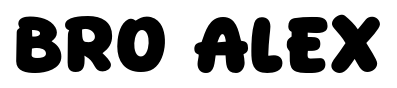 Bro Alex font
