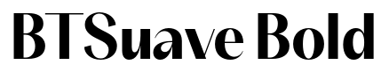 BTSuave Bold font