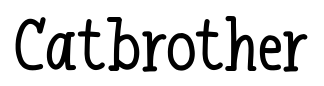 Catbrother font