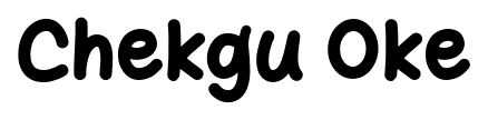 Chekgu Oke font