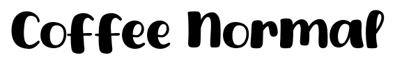Coffee Normal font
