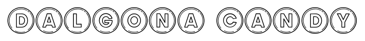 Dalgona Candy font