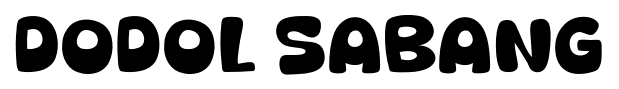 Dodol Sabang font