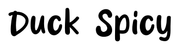 Duck Spicy font