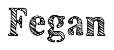 Fegan font
